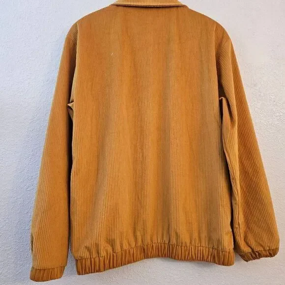 Yellow/Gold Unisex Corduroy Sun Lightweight Jacket: Unique Fun Statement Piece - Picture 4 of 4